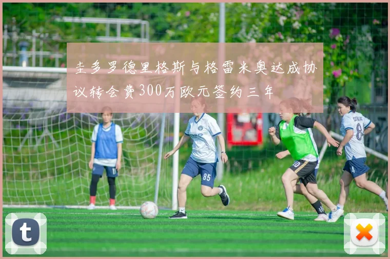 圭多罗德里格斯与格雷米奥达成协议转会费300万欧元签约三年